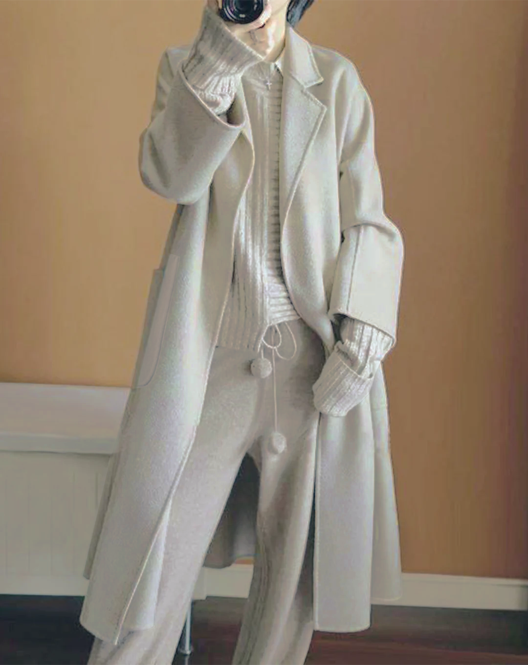 ♀Simple Stitch Chester Coat