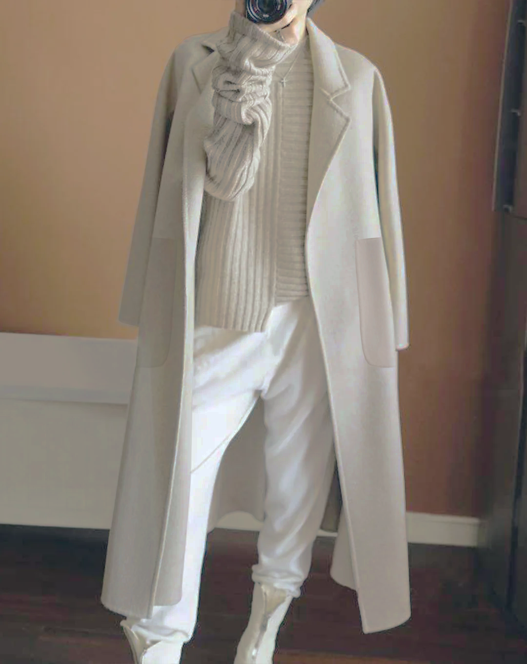 ♀Simple Stitch Chester Coat