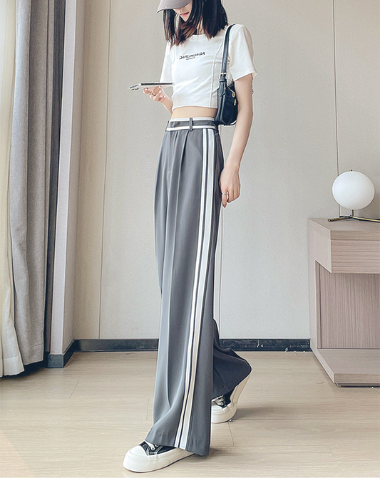 ♀Straight Line Loose Pants