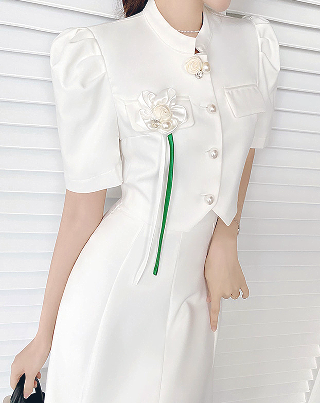 ♀Short Jacket Setup Dress