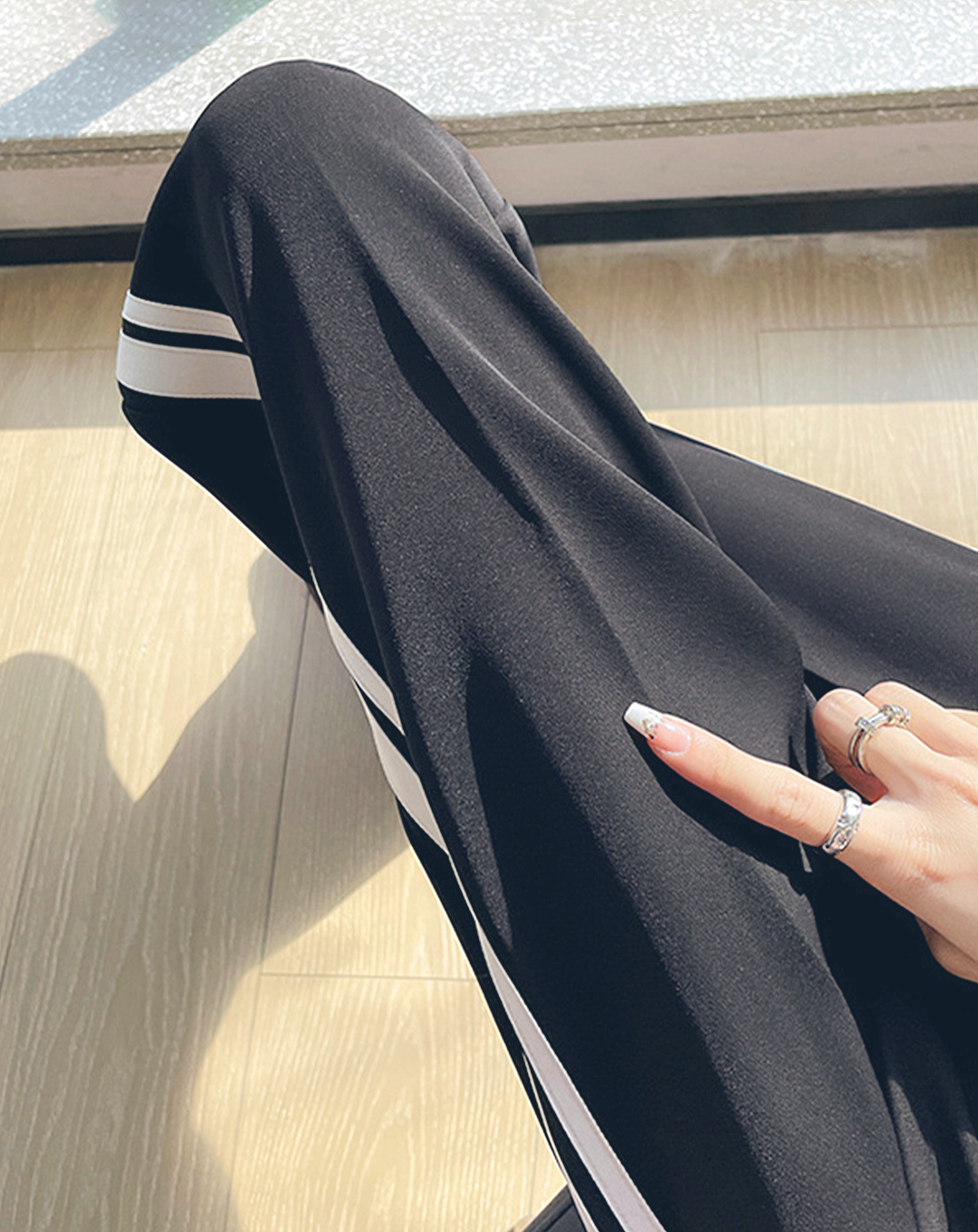 ♀Straight Line Loose Pants