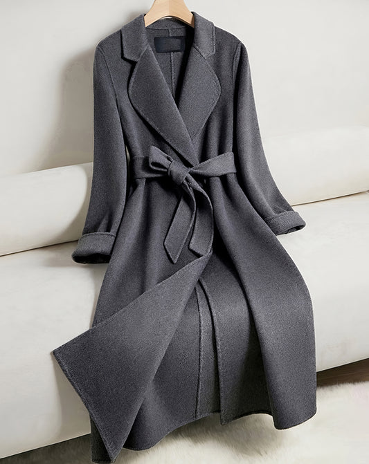 ♀Cashmere Blend Long Coat