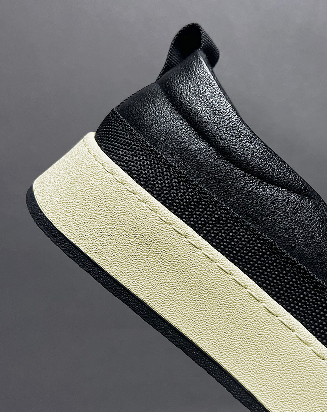 ♂♀本革/Monotone Platform Slip-On Shoes