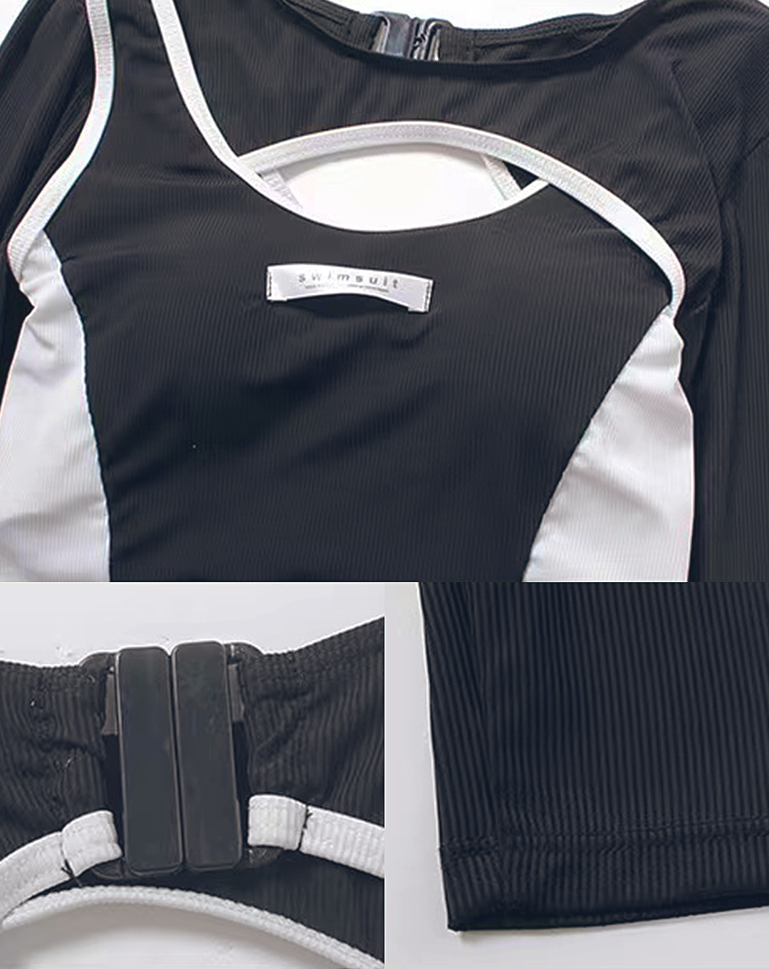 ♀Cutout Decollete Swimsuit