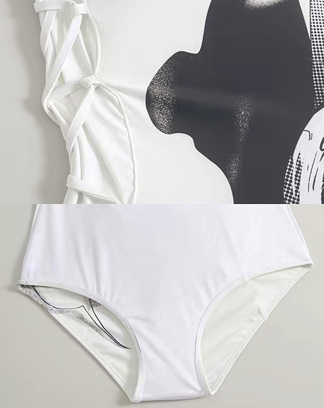♀Side Lace Up Swimsuit
