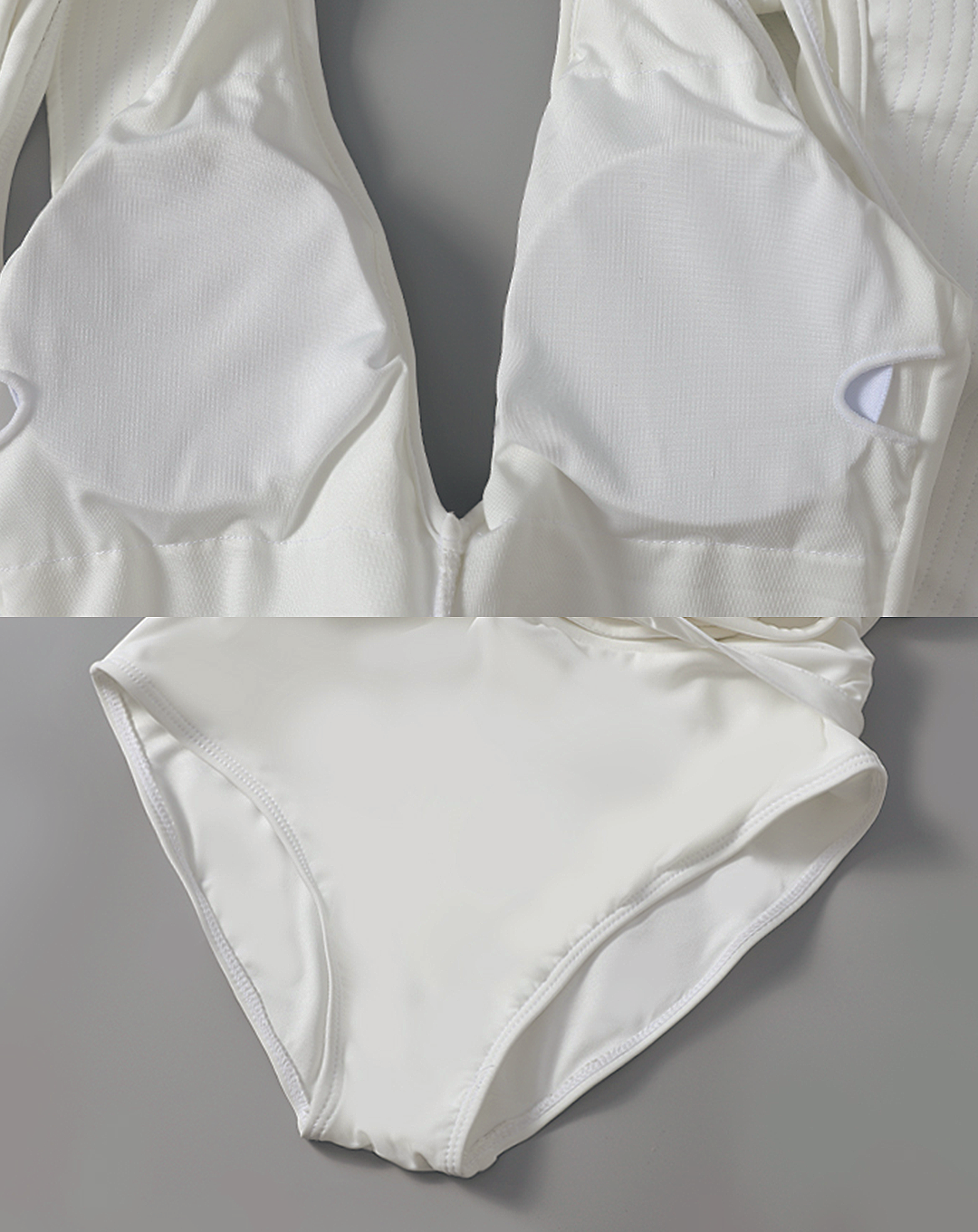 ♀V-neck Frill Swimsuit