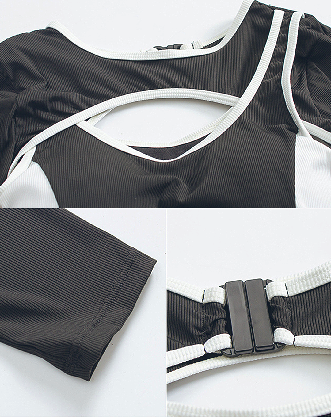 ♀Cutout Decollete Swimsuit