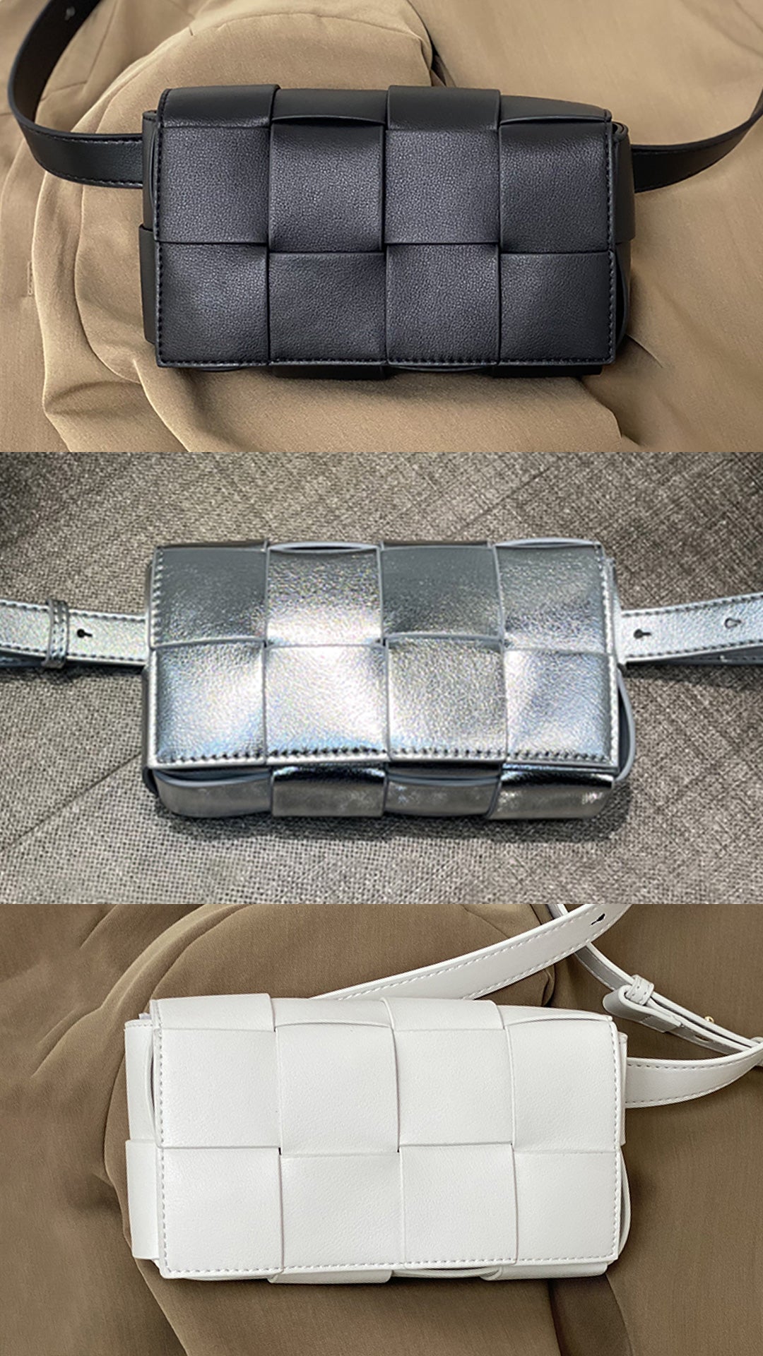 本革/Intrecciato Multiple Uses Bag