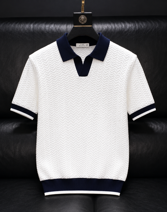 ♂Bicolor Polo Shirt