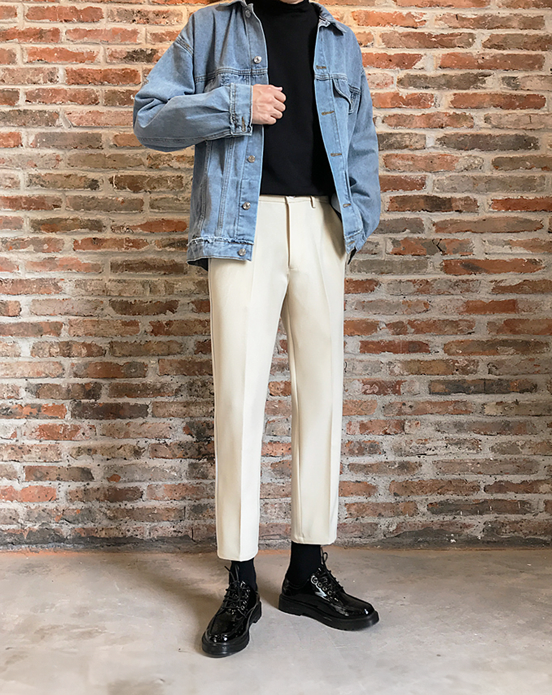 ♂Vertical Narrow Line Pants