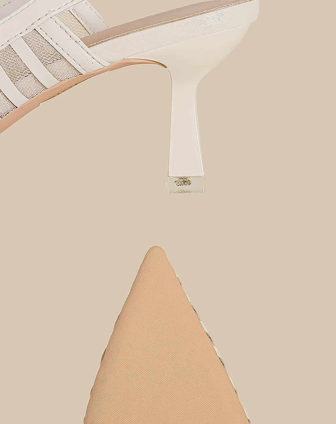 ♀Pointed Toe Mesh Pumps