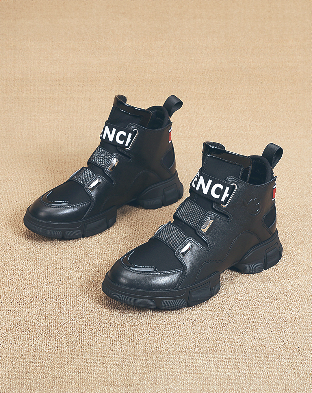 ♀Rubber Belt Platform Shoes