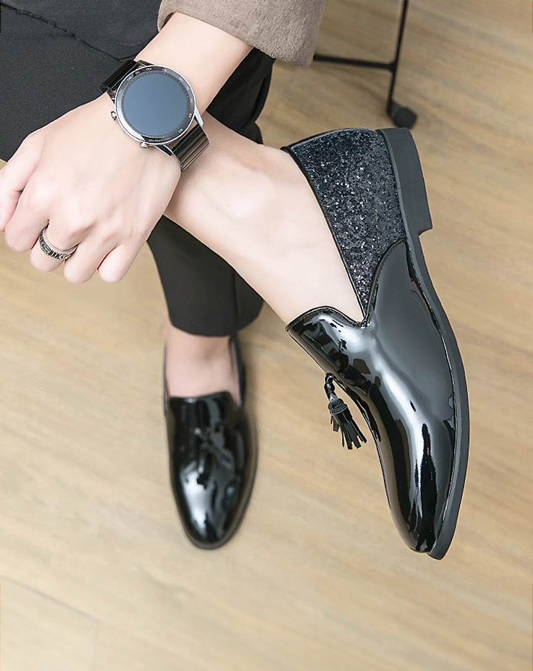 ♂Shine Tassel Loafers
