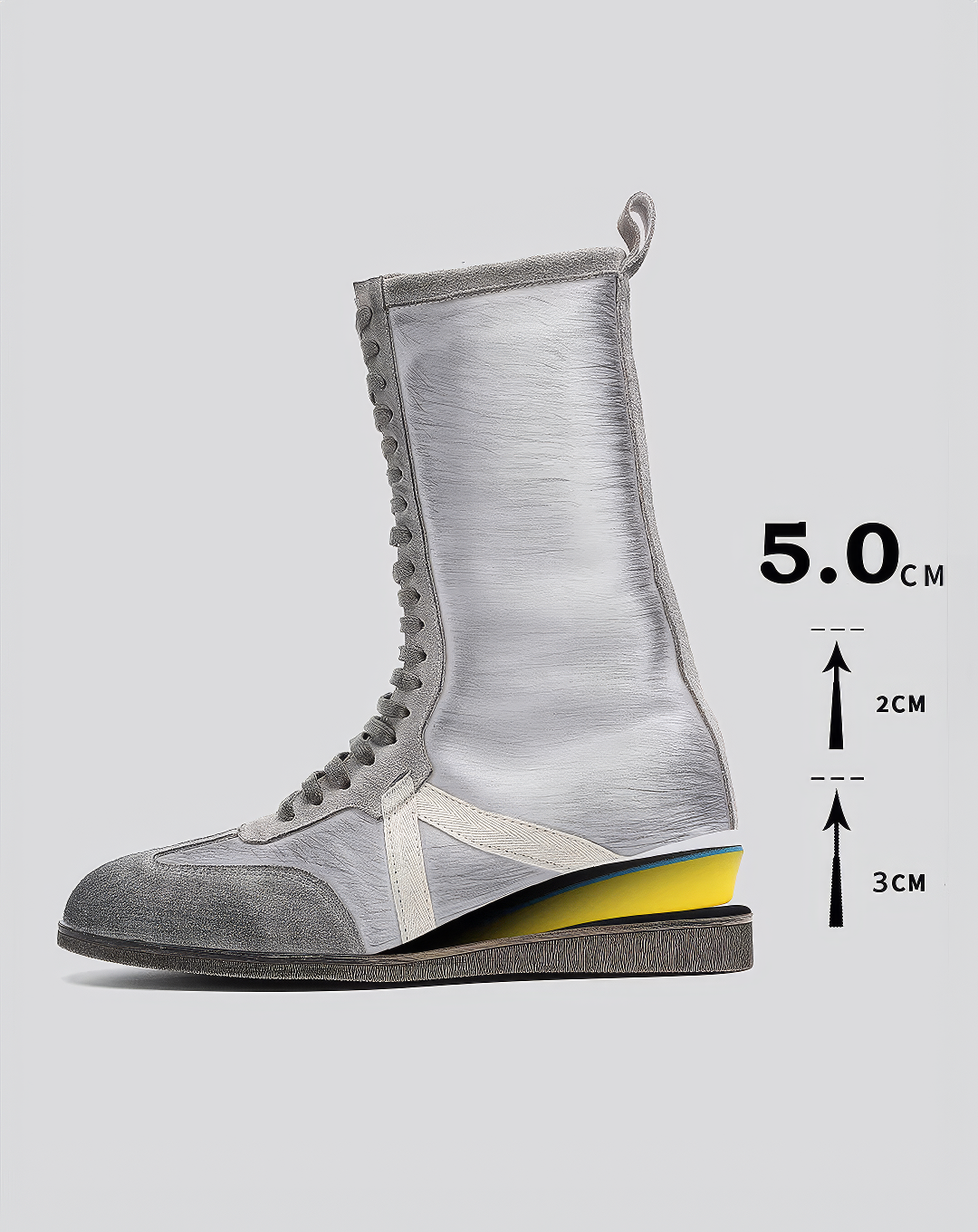 ♂♀Secret Sole Lace-up Boots