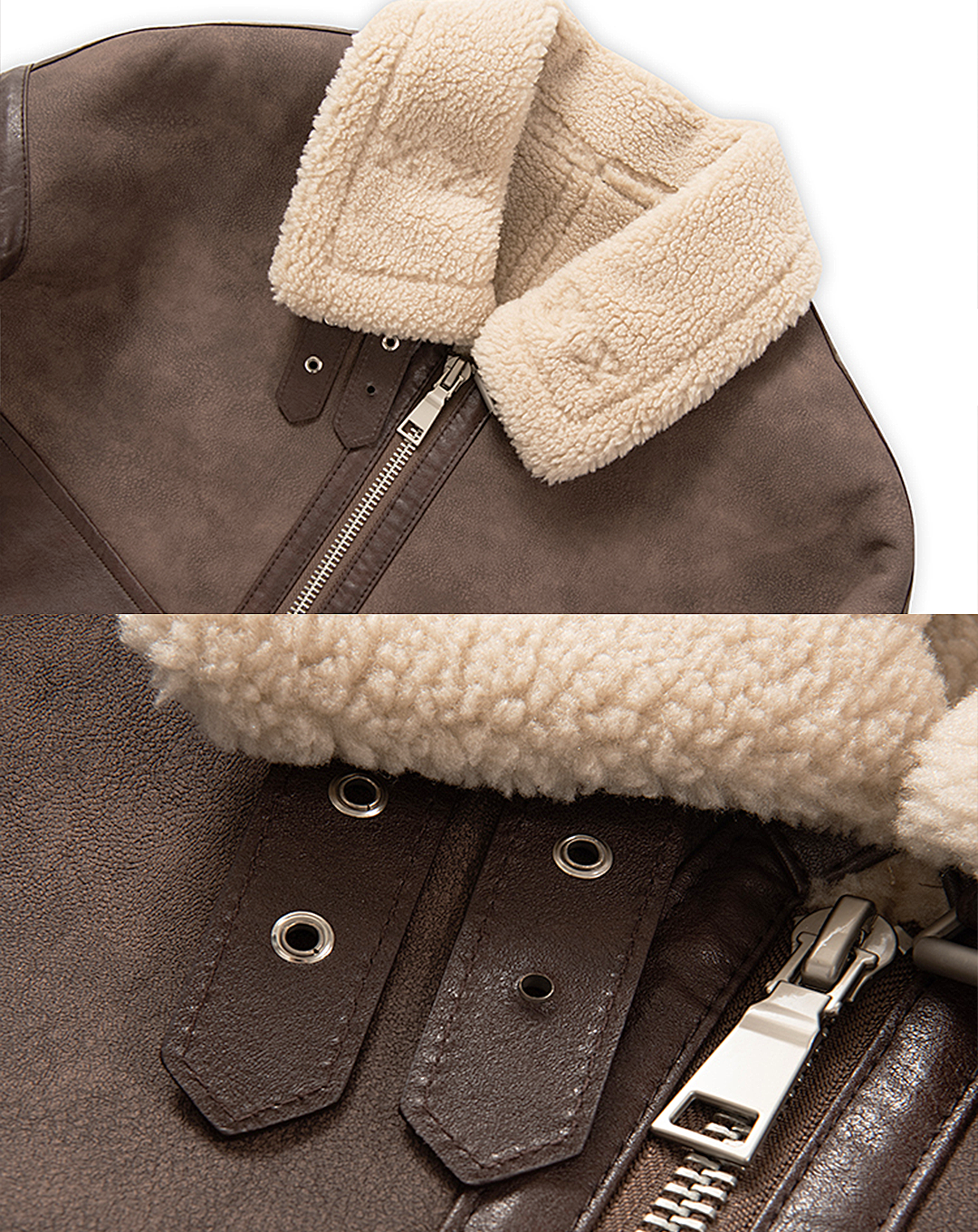 ♂Stand Neck Boa Jacket