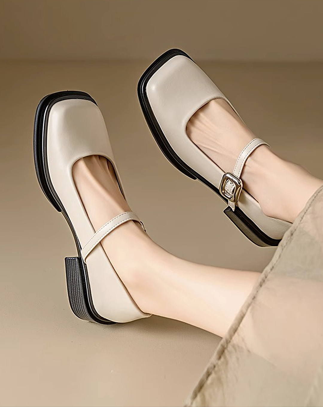 ♀Square Toe Mary Jane