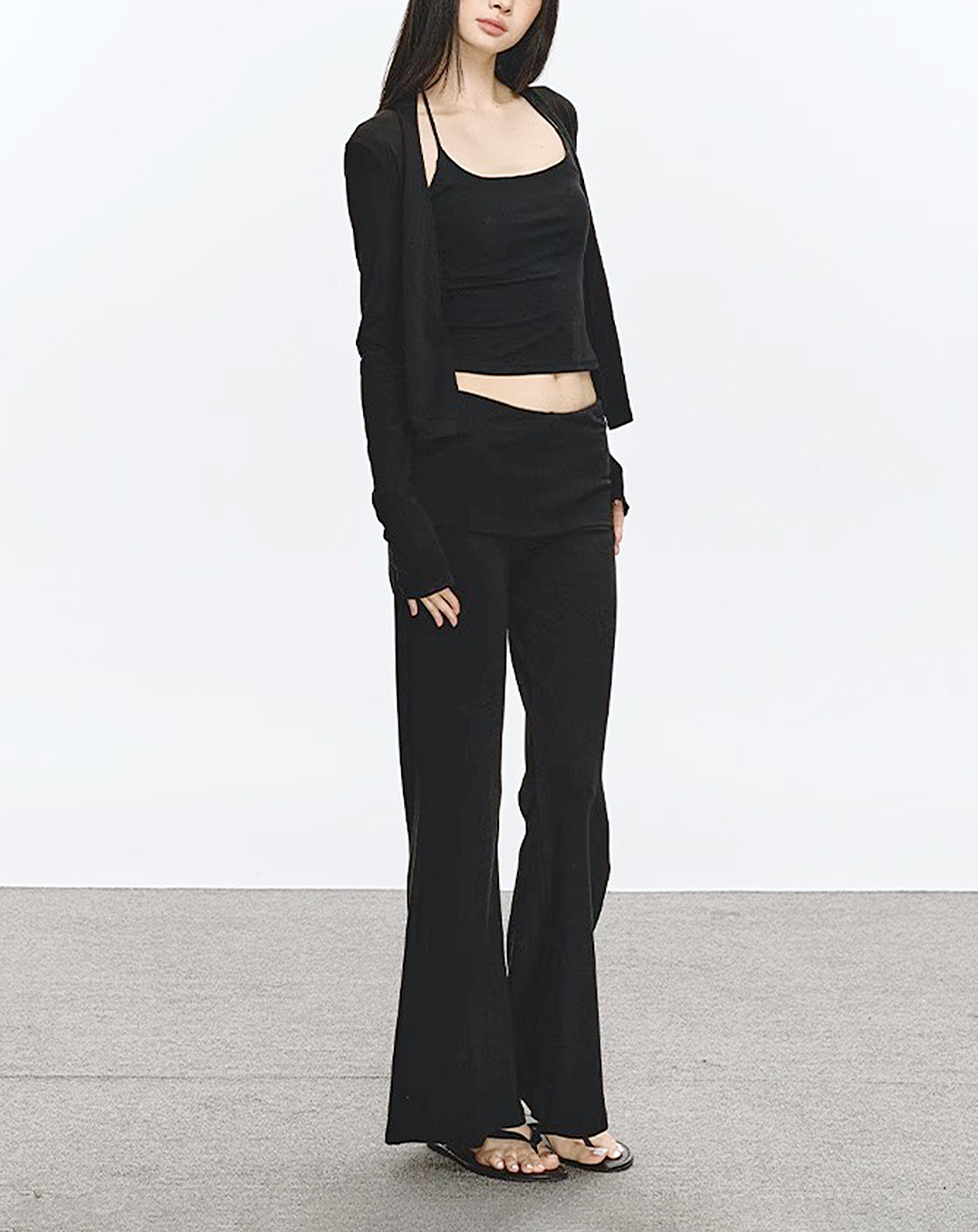 ♀High Waist Flare Pants