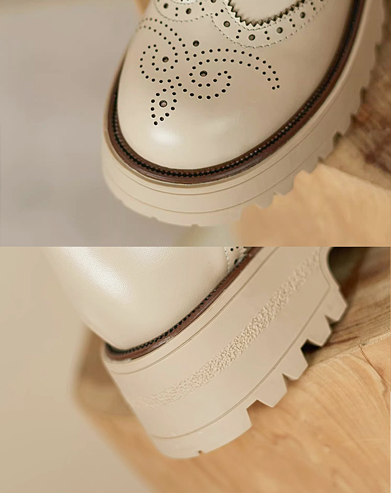 ♀本革/Classic Brogue Boots