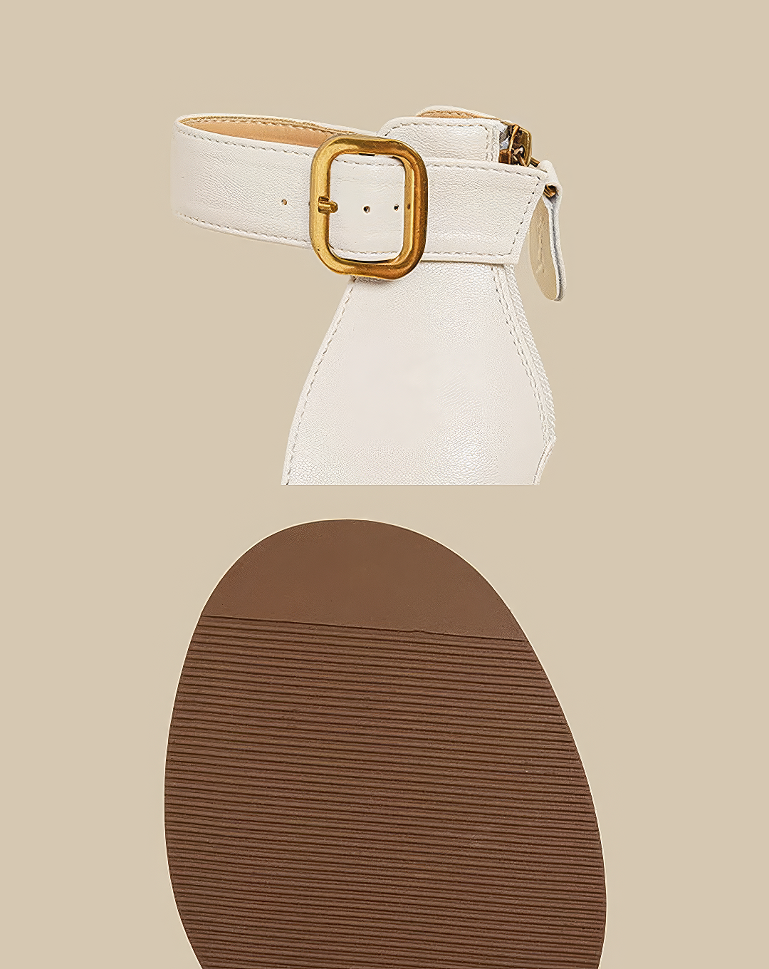 ♀Chunky Heel Strap Sandals