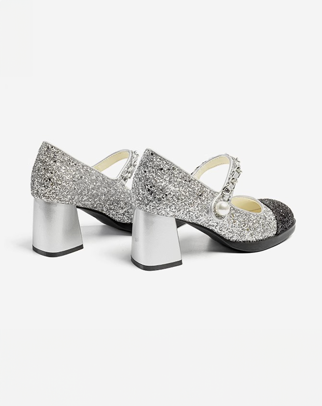 ♀Chain Strap Pumps