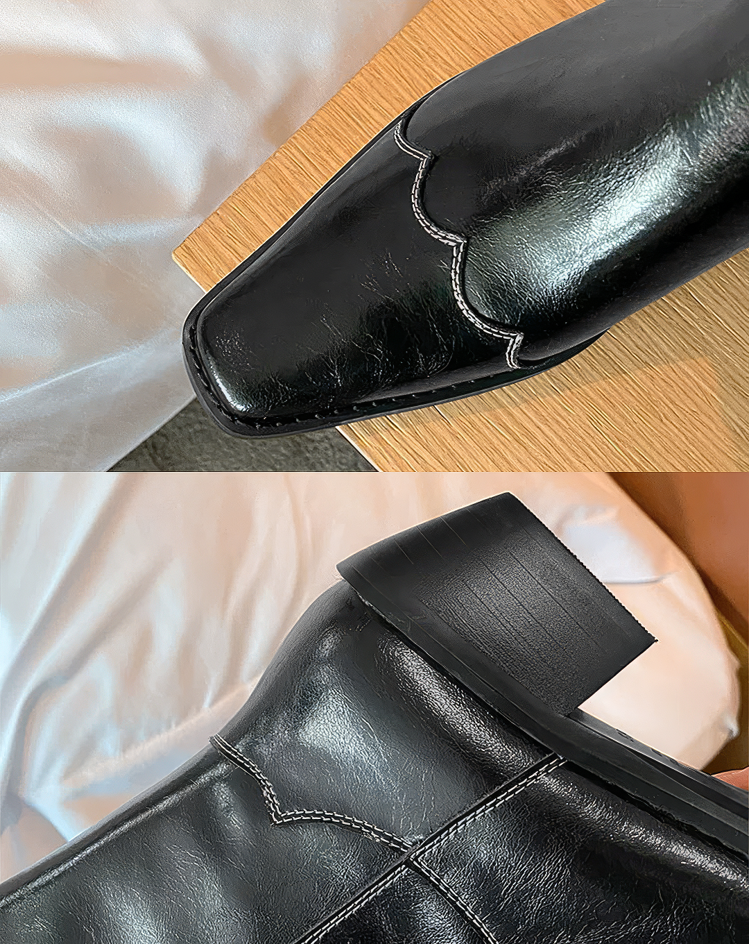 ♀本革/Western Style Leather Boots