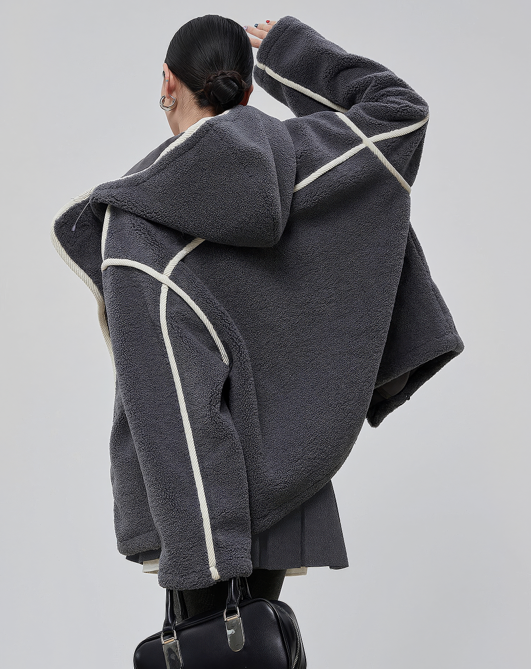 ♀Fluffy Fleece Blouson