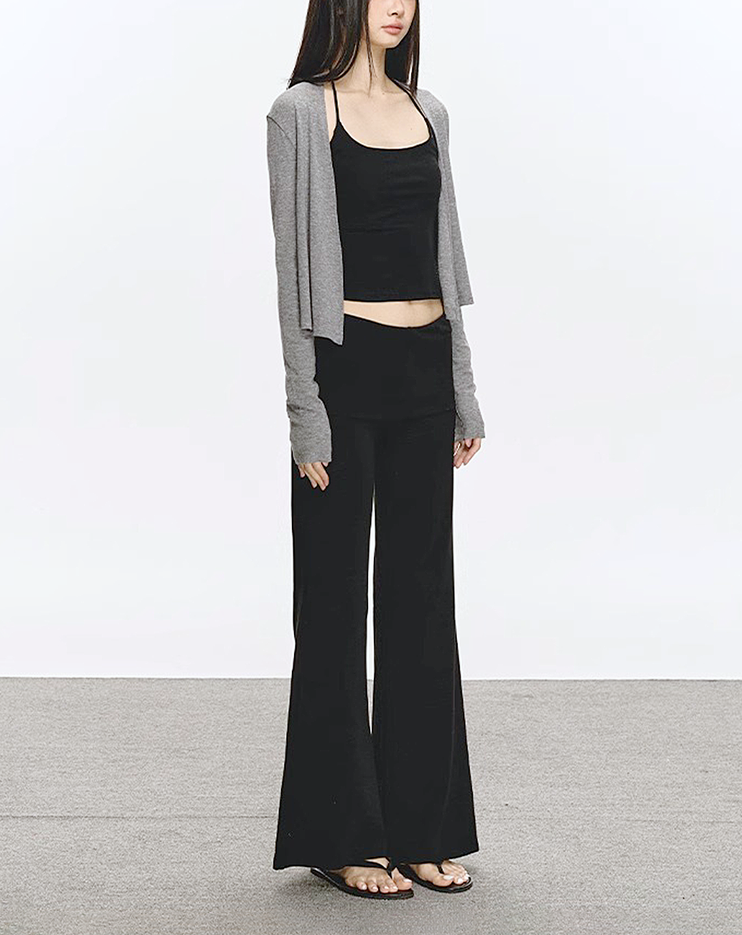 ♀High Waist Flare Pants