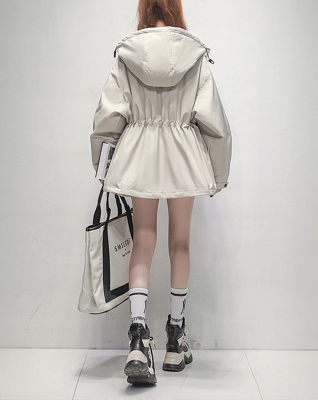 ♀Arch Line Hooded Jacket