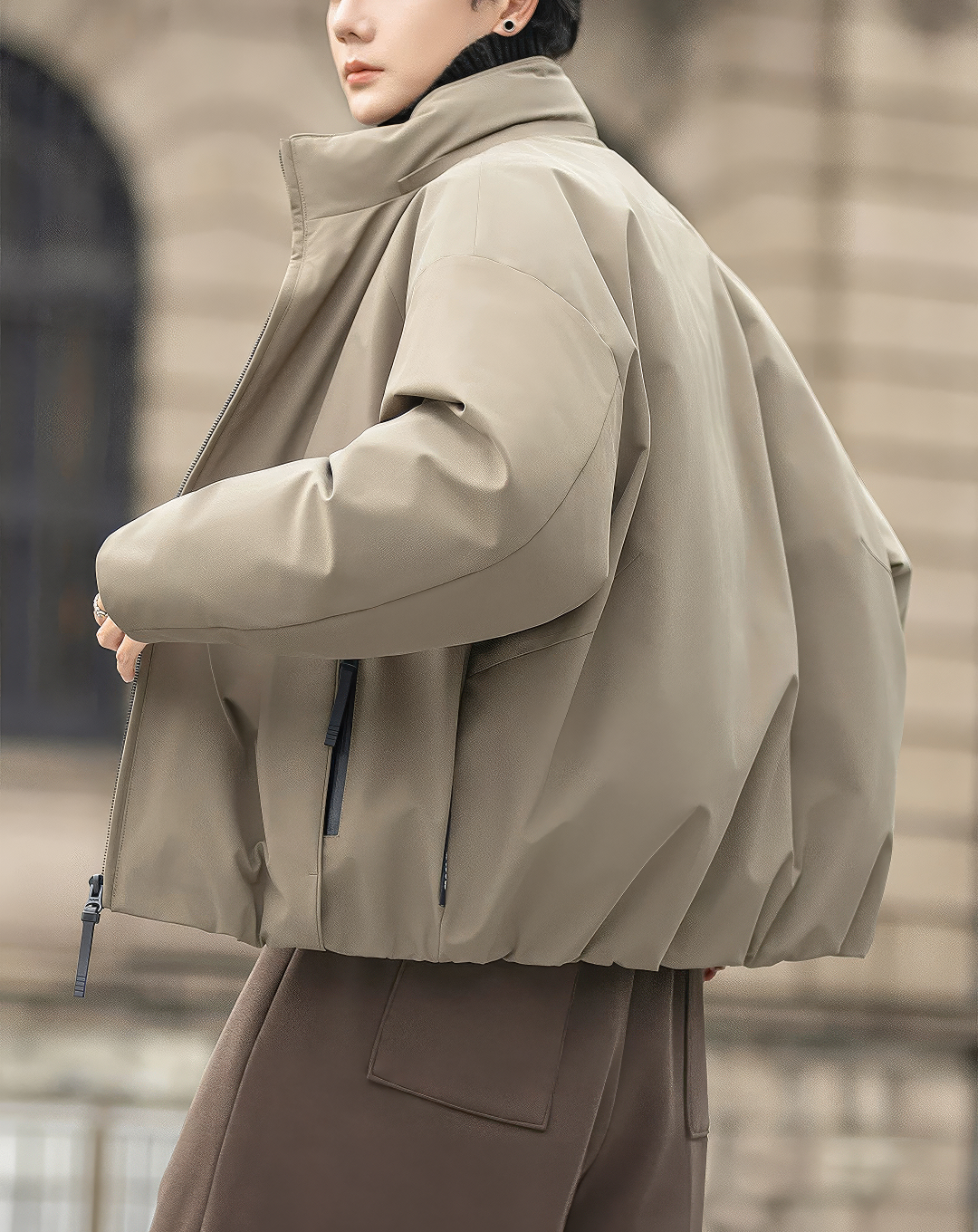 ♂High Collar Puffer Blouson
