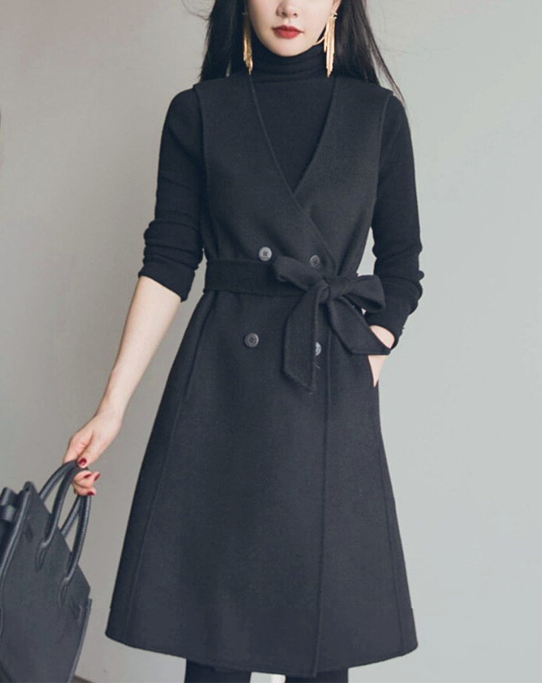 ♀Short Coat & Gilet Dress