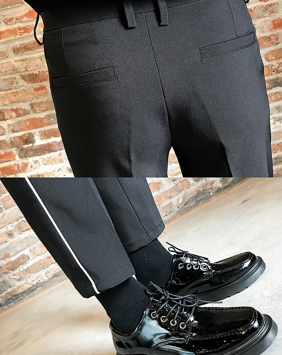 ♂Vertical Narrow Line Pants