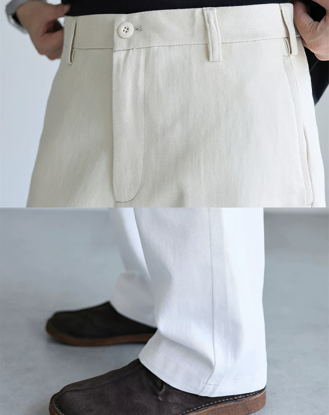♂Cotton Straight Chino Pants