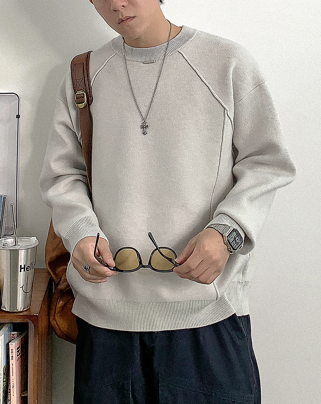 ♂Raglan Sleeve Sweater