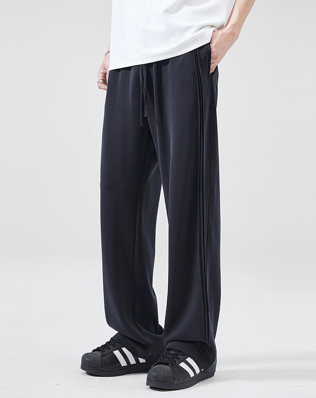 ♂Pleated Line Pants