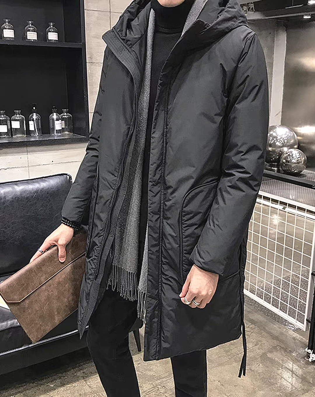 ♂Hooded Down Coat