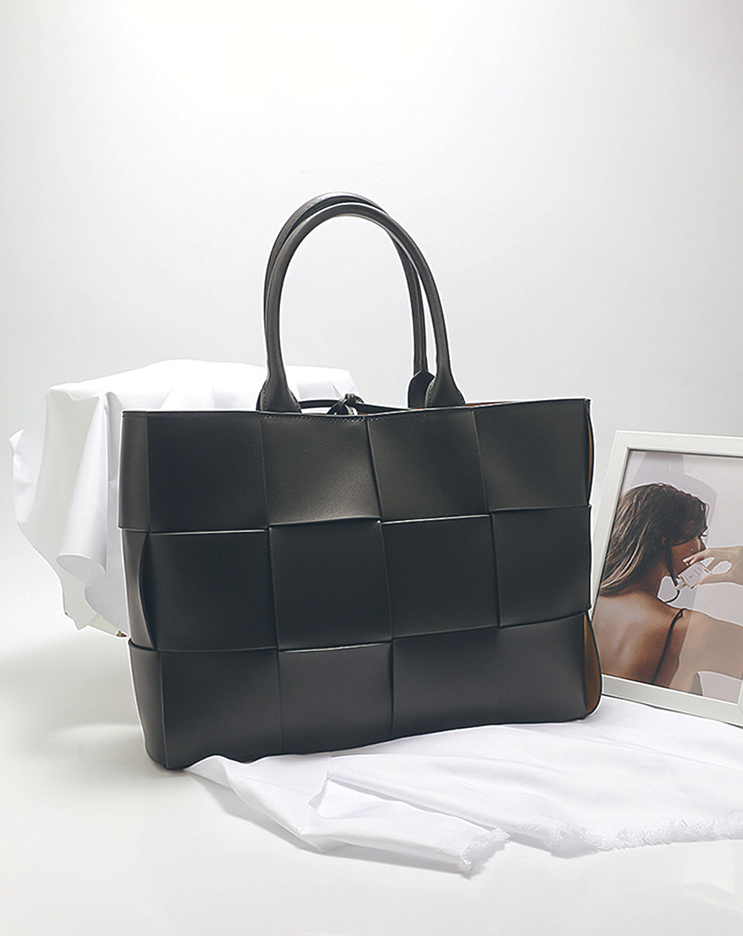 本革/Woven Leather Tote Bag