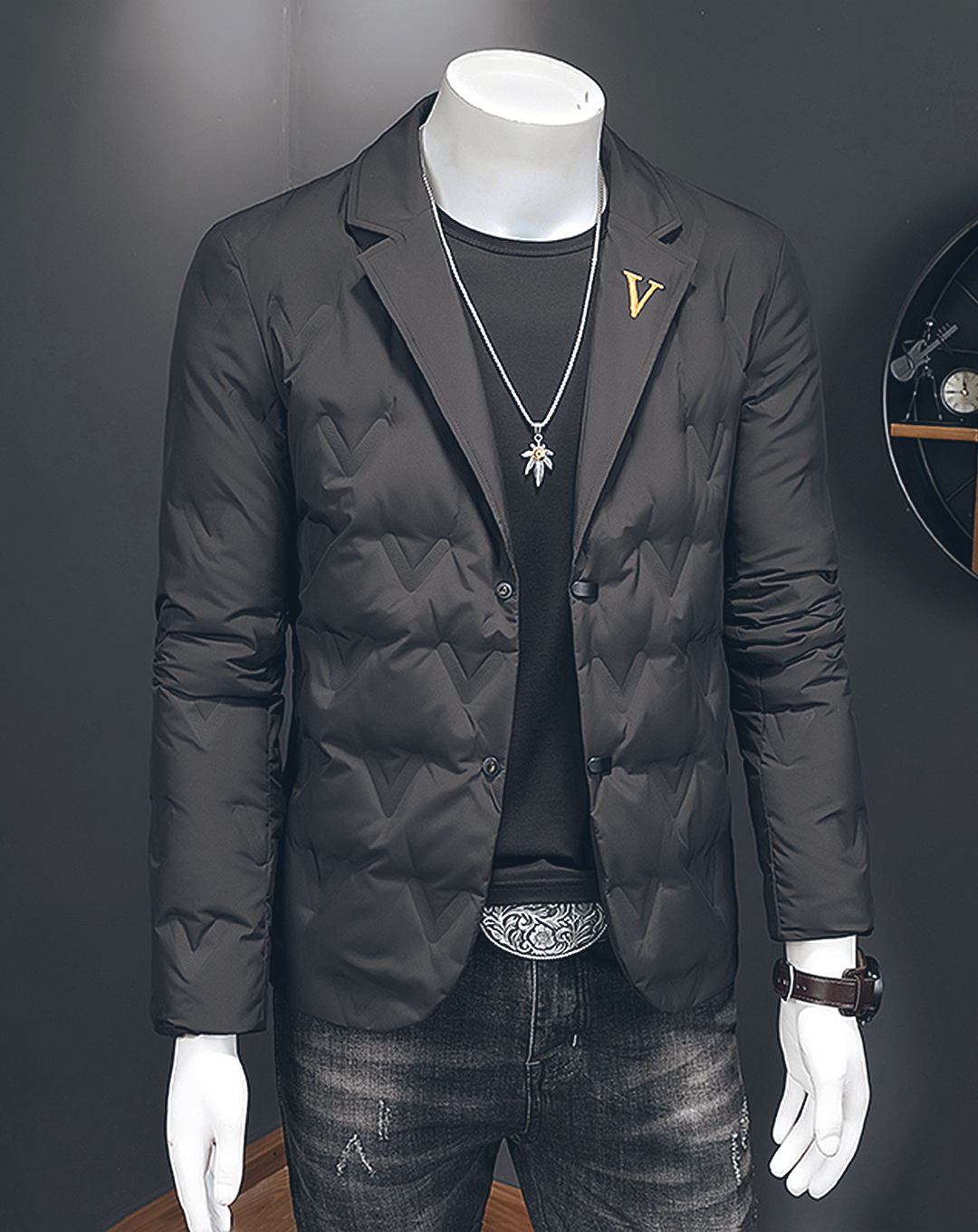 ♂Slim Light Down Jacket