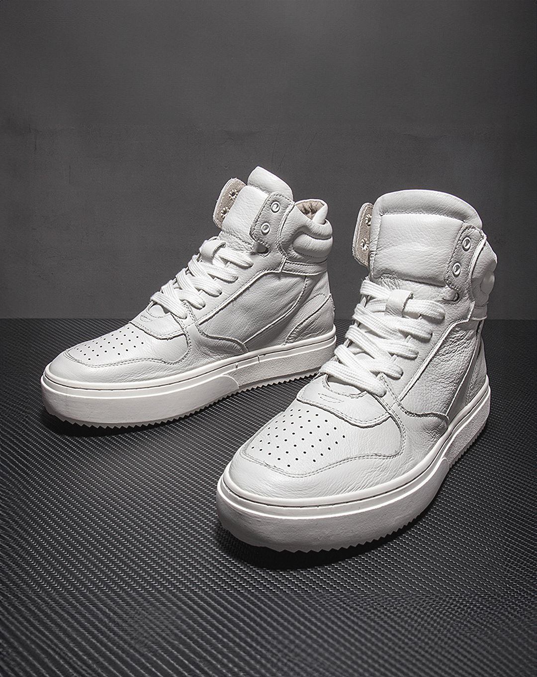 ♂♀本革/High-Cut Sporty Sneakers