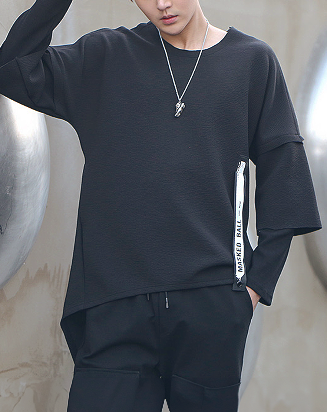♂Docking Tail Cut Shirt