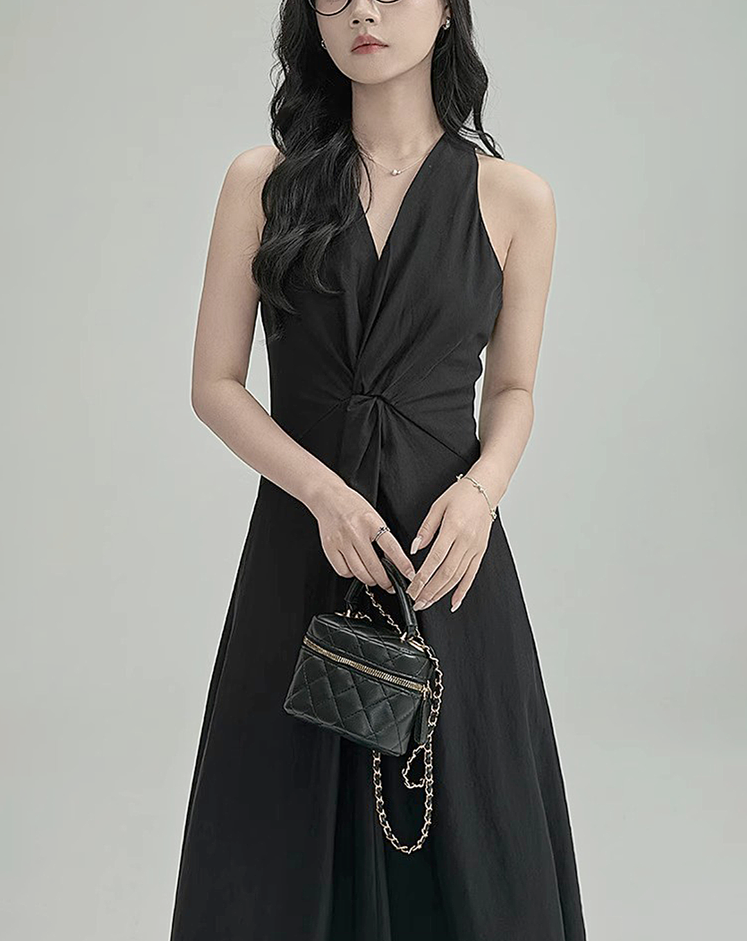 ♀Front Twist Dress