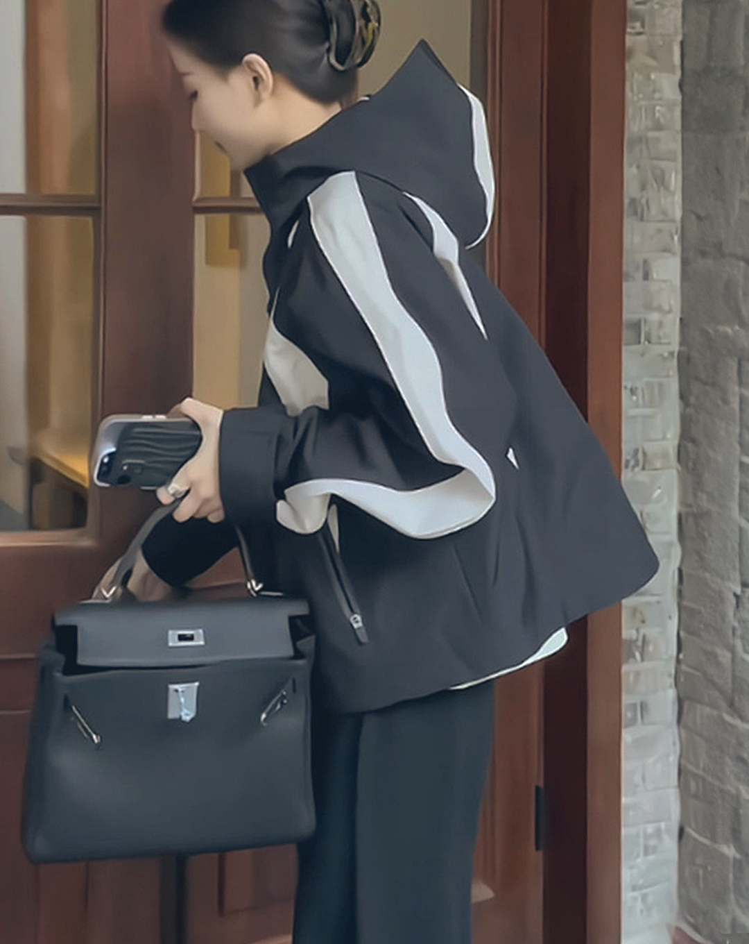 ♀Monotone Volume Mountain Parka