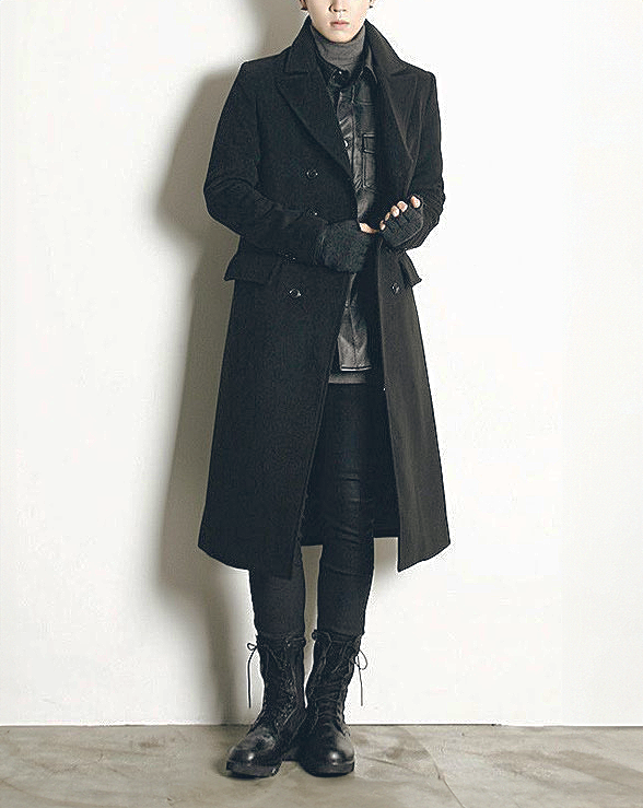 ♂Double Breasted Long Chester Coat