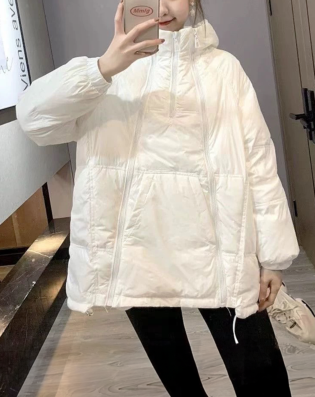 ♀Zip Design Down Jacket