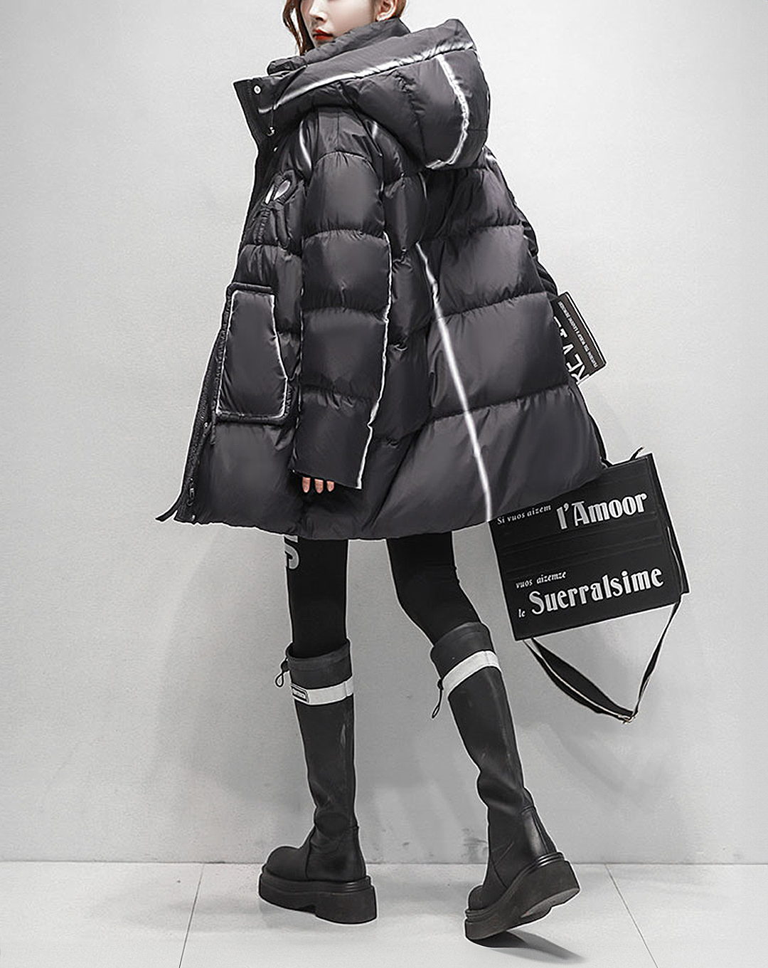 ♀Hooded Down Jacket