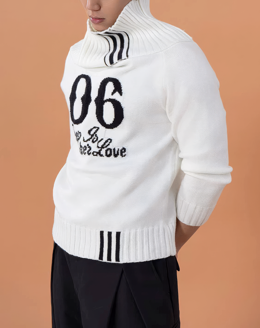 ♂Multi-Way Knit Sweater