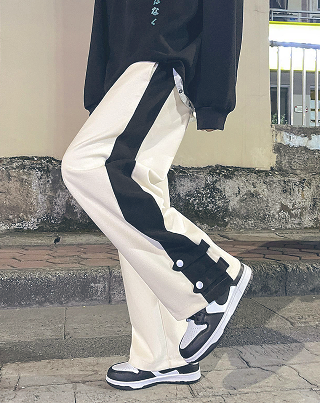 ♂Line Loose Button Pants