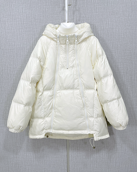 ♀Zip Design Down Jacket