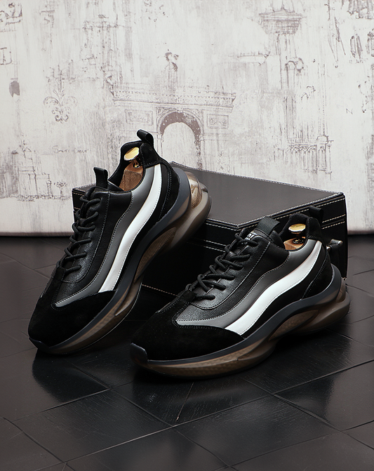 ♂♀Monotone Sporty Sneakers