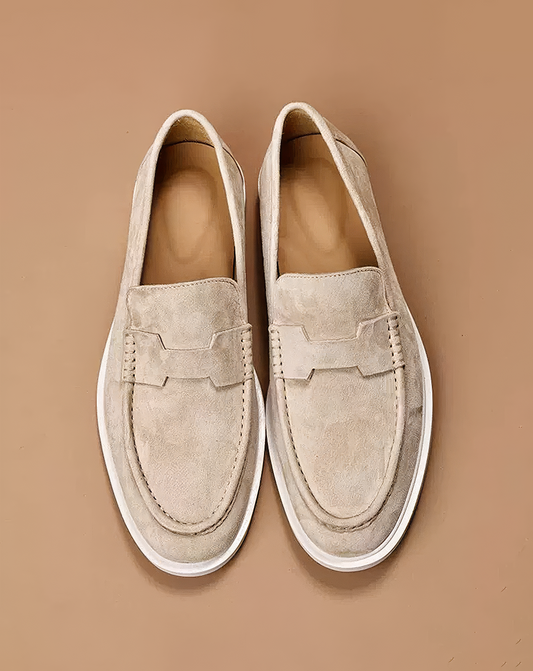 ♂Flat Sole Suede Loafers