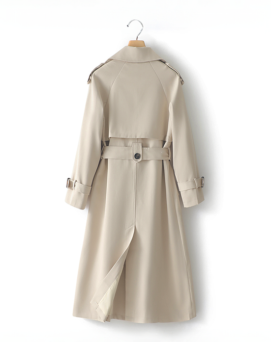 ♀Off White Trench Coat